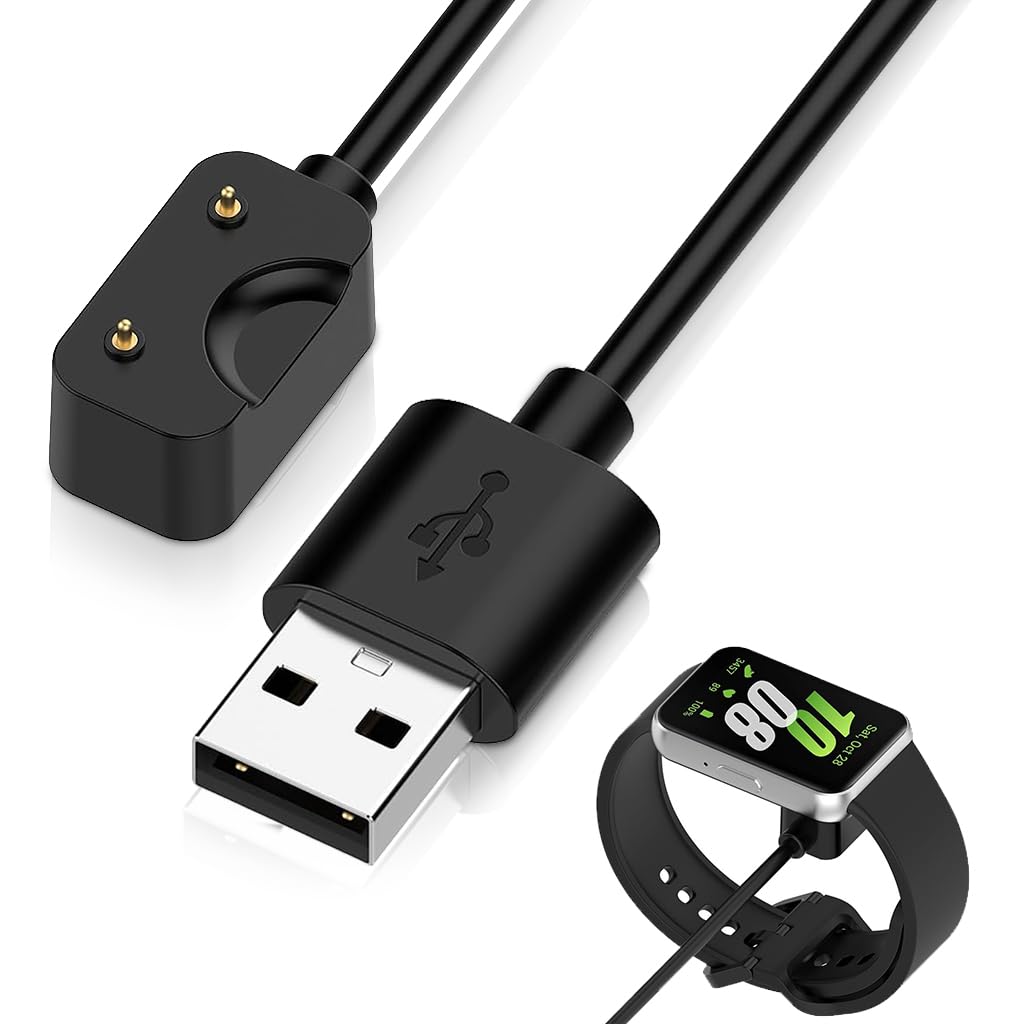 ZORBES USB Charger for Samsung Galaxy Fit 3 (1.6'' Display) Replacement 3.3ft USB Charging Cable Dual Pin Mag-netic Charging Cable for Samsung Galaxy Fit3 ZORBES USB Charger for Samsung Galaxy Fit 3 (1.6'' Display) Replacement 3.3ft USB Charging Cable Dual Pin Mag-netic Charging Cable for Samsung Galaxy Fit3